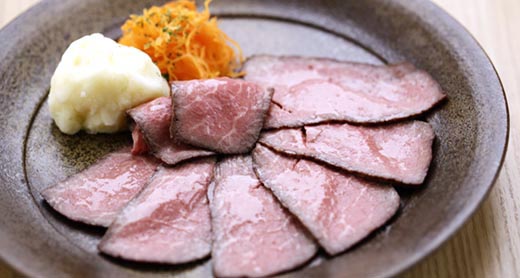 〈ももてなし家特製♪〉和牛ローストビーフ
